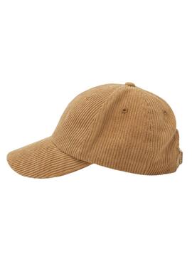 Casquette Pieces Nola Velours côtelé pour Femme Camel