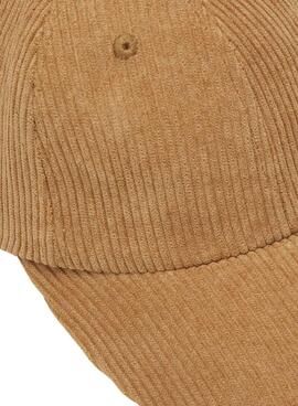 Casquette Pieces Nola Velours côtelé pour Femme Camel