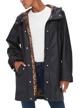 Veste Only Newmarie Imperméable Femme Bleu Marine