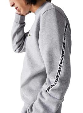 Sweat Lacoste Classic Fit pour Femme Gris