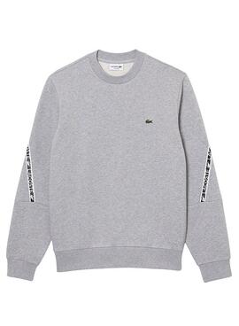 Sweat Lacoste Classic Fit pour Femme Gris
