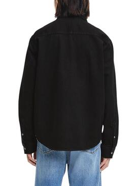 Surchemise Calvin Klein Relaxed Utility Noire