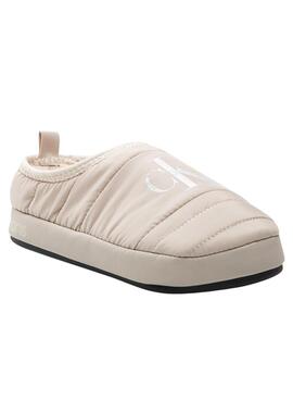 Baskets Calvin Klein Home Slipper Femme Noires