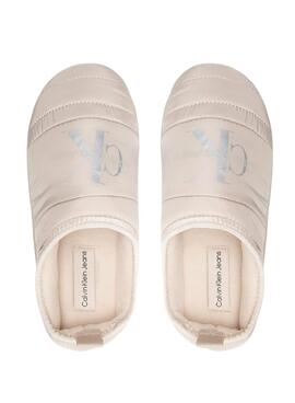 Baskets Calvin Klein Home Slipper Femme Noires