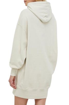 Sweat Calvin Klein Robe pour Femme Beige