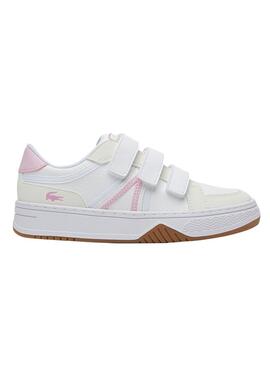 Baskets Lacoste L001 Velcro pour Mini Blanc