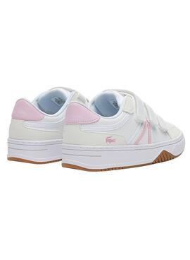 Baskets Lacoste L001 Velcro pour Mini Blanc