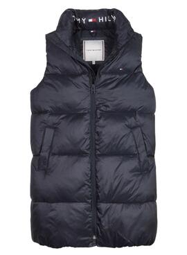 Gilet Tommy Hilfiger Puffer pour Fille Bleu Marine