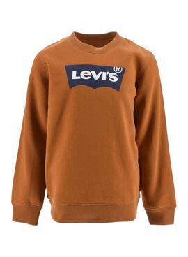 Sweat Levis Logo Ailes de chauve-souris pour Garçon Orange