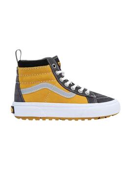 Baskets Vans Sk8 Hi pour Garçon et Fille Jaune