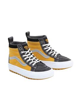 Baskets Vans Sk8 Hi pour Garçon et Fille Jaune