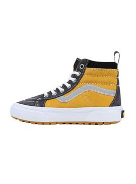 Baskets Vans Sk8 Hi pour Garçon et Fille Jaune
