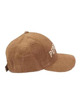 Casquette Pepe Jeans Logo Sila pour Femme Camel