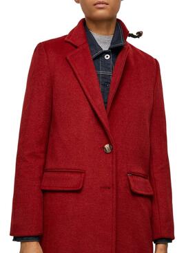 Manteaux Pepe Jeans Victoria pour Femme Rouge