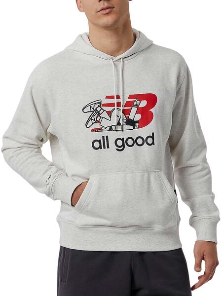 Sweat new balance gris hotsell