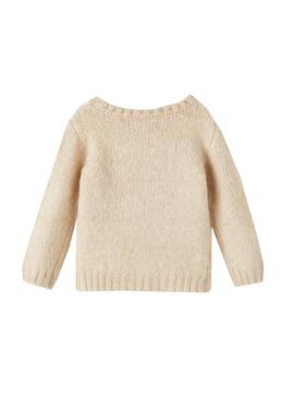 Pull Name It Osa Imprimer pour Fille Beige