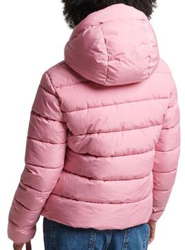 Veste Superdry Spirit Puffer pour Femme Rose