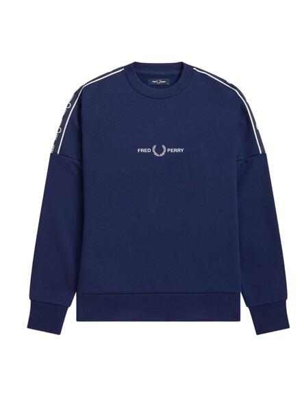 Fred perry taped sweatshirt outlet