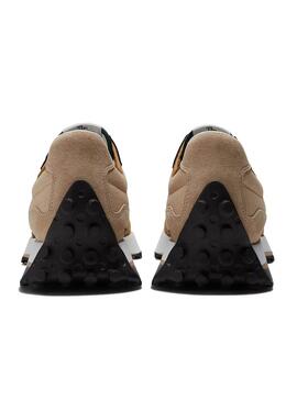Baskets New Balance 327 pour Homme Camel