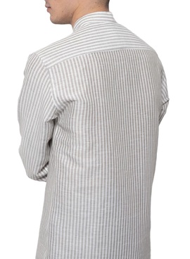 Chemise Klout Polera Sauge Vert et Blanc Homme