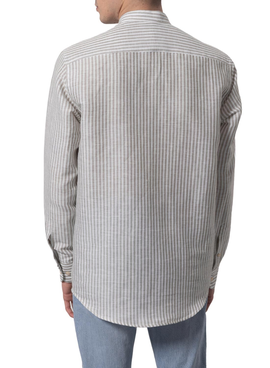 Chemise Klout Polera Sauge Vert et Blanc Homme