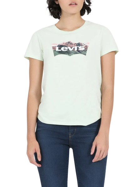 T-Shirt Levis The Perfect Summer Beige pour Femme