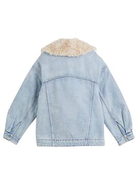 Veste Levis Sherpa XL Trucker pour Femme Azul