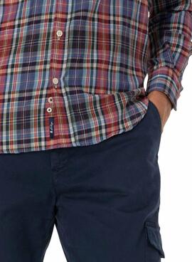 Chemise El Pulpo Maxi Cadres pour Homme Rouge