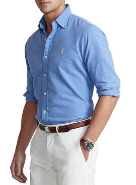 Chemise Polo Ralph Lauren Harbor Îlot Homme Azul