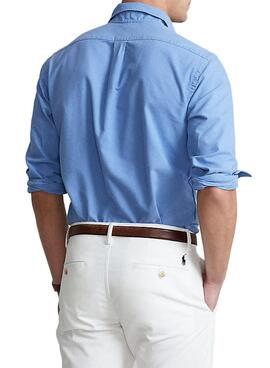 Chemise Polo Ralph Lauren Harbor Îlot Homme Azul