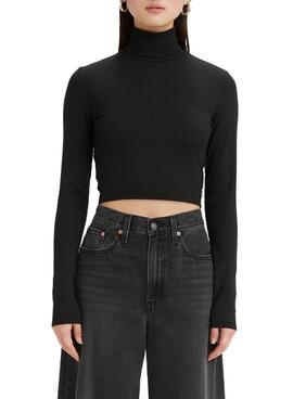 Pull Levis Oriel Col haut pour Femme Noire