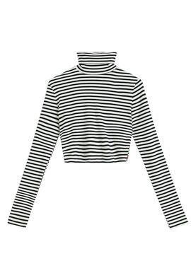 Pull Levis Oriel Printed de Rayures Femme Noire