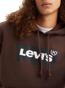 Sweat Levis Graphic pour Homme Brun