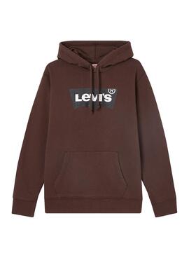 Sweat Levis Graphic pour Homme Brun