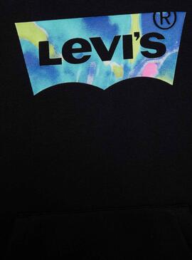 Sweat Levis Logo ailes de chauve-souris pour Garçon Noire
