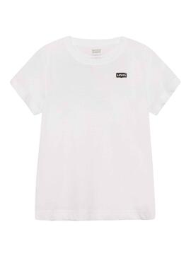 T-Shirt Levis Aurore boréale pour Garçon Blanc