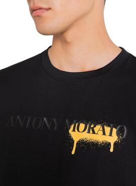 T-Shirt Antony Morato Logo pour Homme Blanc
