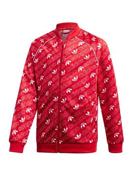 Veste Adidas J TRF SST Rouge