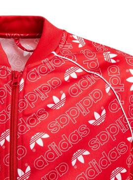 Veste Adidas J TRF SST Rouge