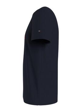 T-Shirt Tommy Hilfiger Box Outline Homme Bleu marine