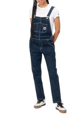 Salopette Carhartt Bib Overall Bleu pour Femme