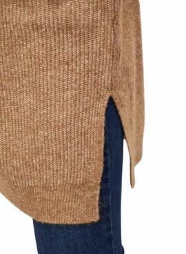 Pull Vila Vicilia Long Femme Camel