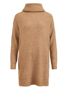 Pull Vila Vicilia Long Femme Camel