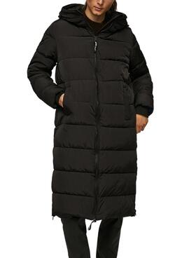 Veste Pepe Jeans Gus Long pour Femme Noire