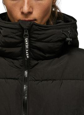 Veste Pepe Jeans Gus Long pour Femme Noire