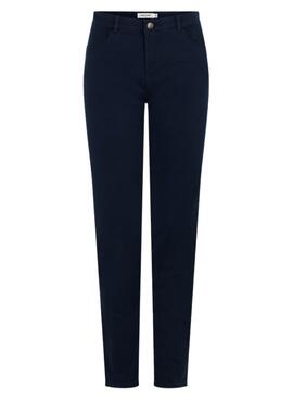 Pantalon Naf Naf Coup Skinny Femme Bleu Marine