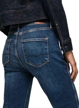 Jeans Pepe Jeans Dion 7/8 Femme Bleu Marine