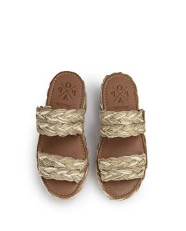 Sandales Tayrona Avec Fibres Naturelles POPA Femme