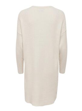 Robe Only Fia Katia Côtelé pour Femme Beige