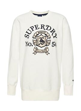 Robe Superdry Pride In Craft pour Femme Blanc